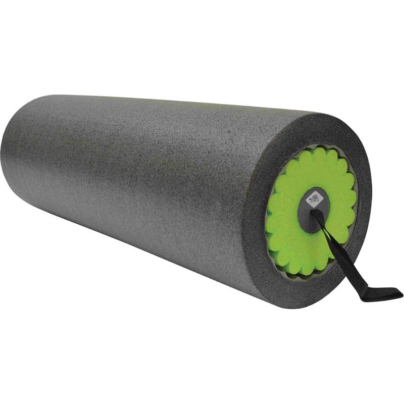 SCHILDKRÖT 3in1 Faszien- und Massagerolle, schwarz/grün