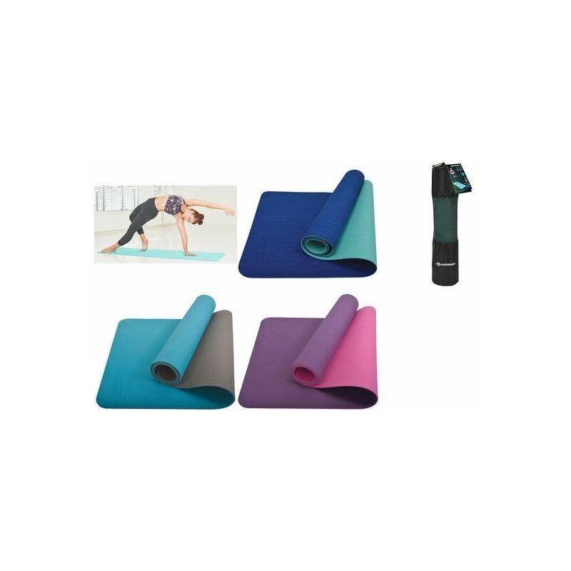 SCHILDKRÖT Yogamatte BICOLOR, 4 mm, violett/pink