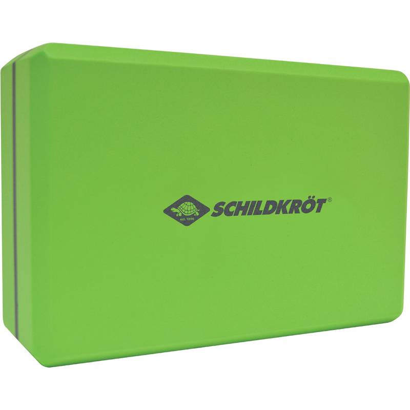SCHILDKRÖT Yoga Block, 200 g, grün/grau