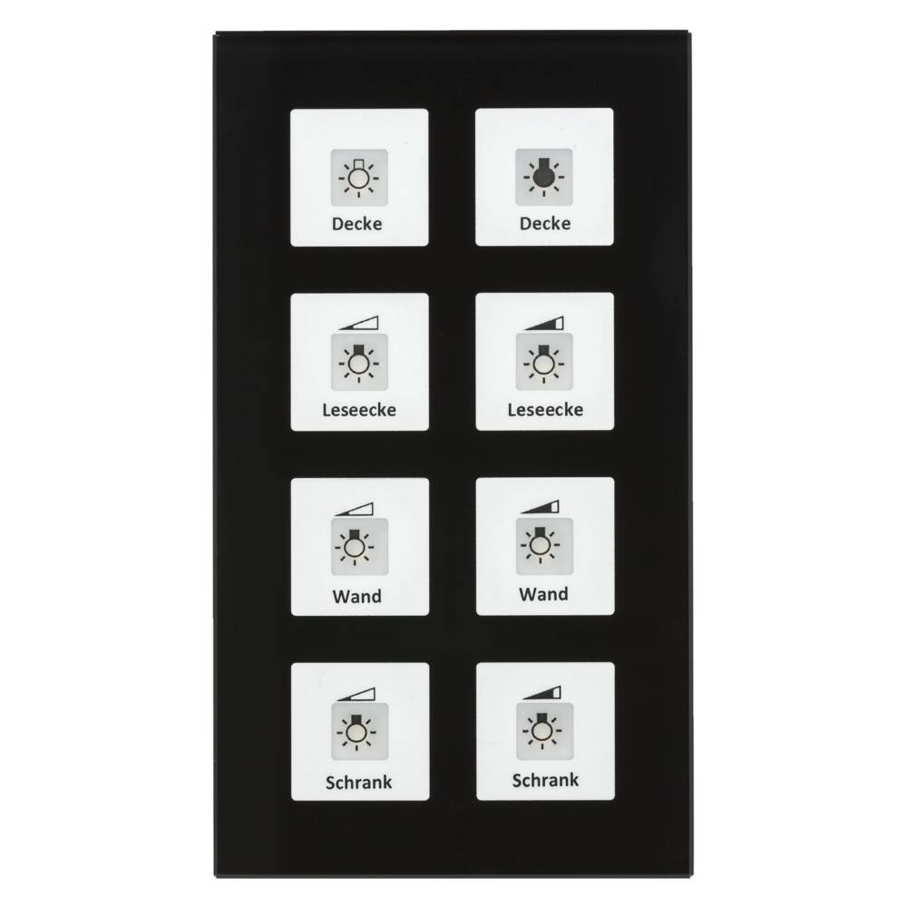 MDT technologies KNX RF+Funk Glastaster RF-GTT8S.01