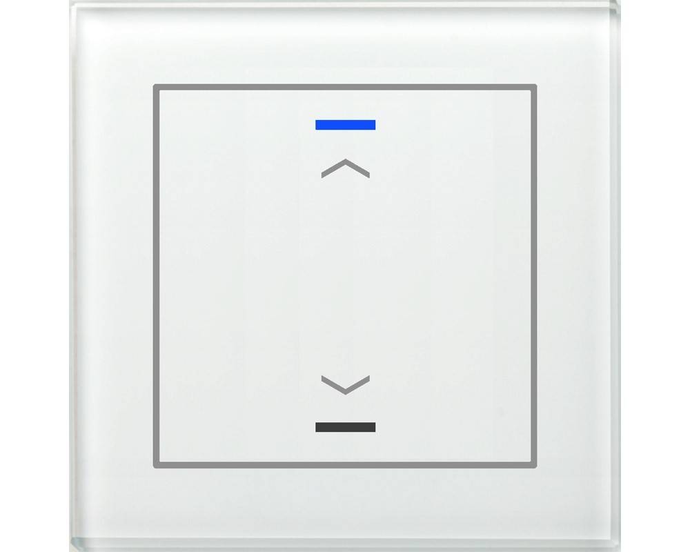 MDT technologies KNX Glastaster II Light 1- GTL-10AW.02S