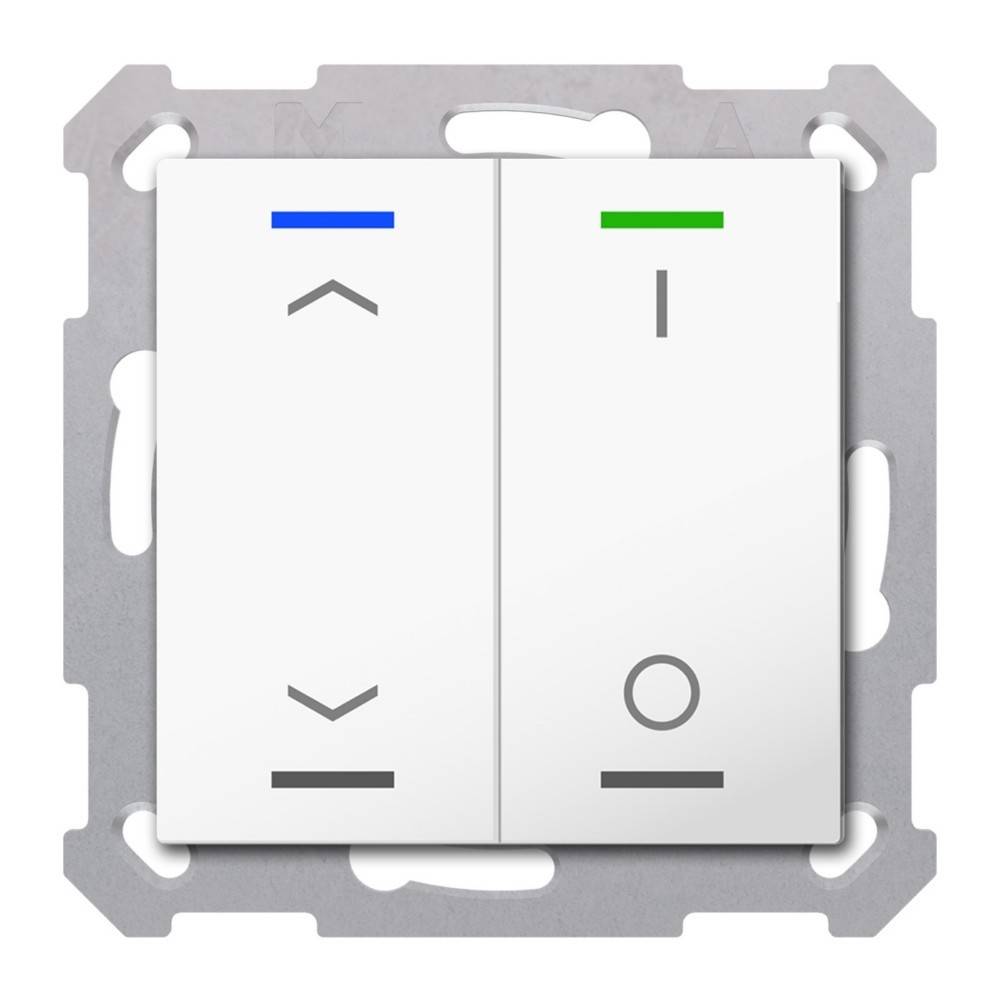 MDT technologies Taster Light 55 2-fach BE-TAL5502.C1