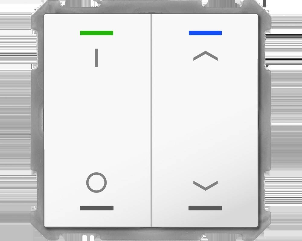 MDT technologies Taster Light 63 2-fach BE-TAL6302.D1