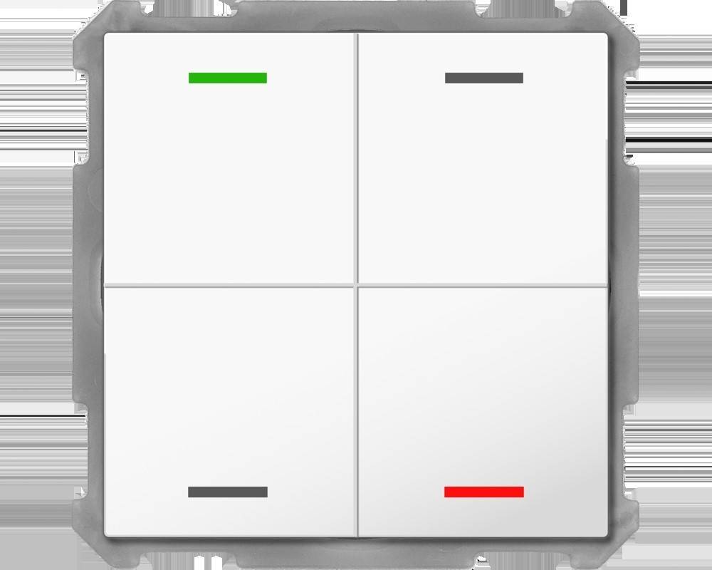 MDT technologies Taster Light 63 4-fach BE-TAL63T4.01