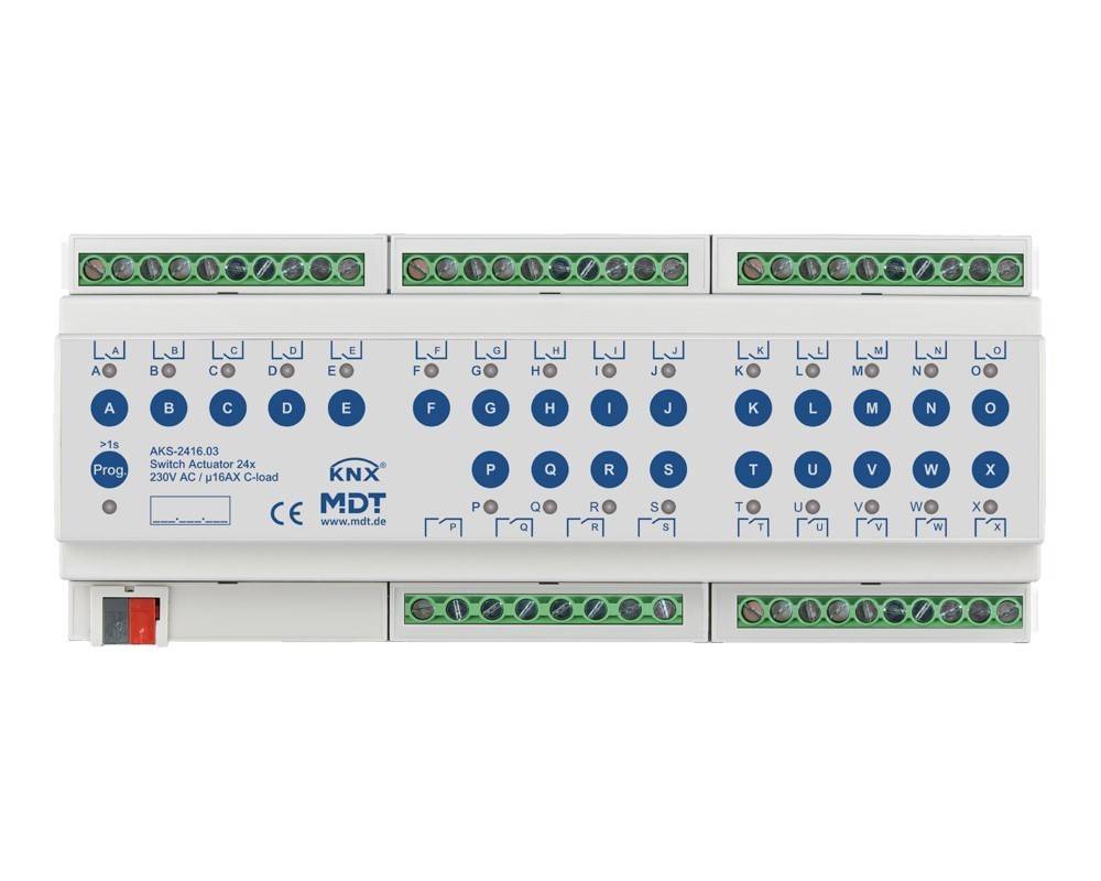 MDT technologies Schaltaktor 24-fach 12TE AKS-2416.03
