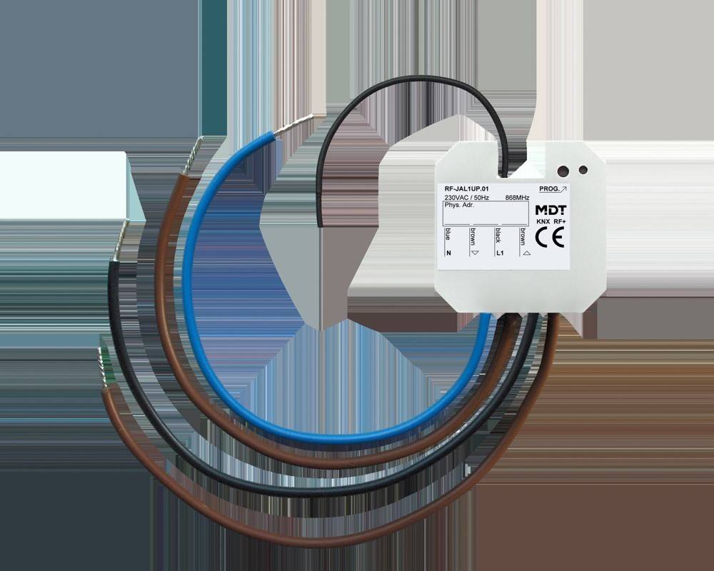 MDT technologies KNX RF+Funk Jalousieaktor RF-JAL1UP.01
