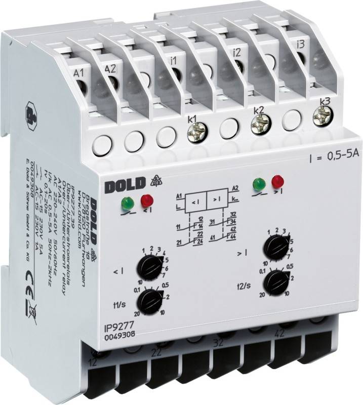 Dold&Söhne Unter-Überstromrelais IP9277.39 AC/DC24V