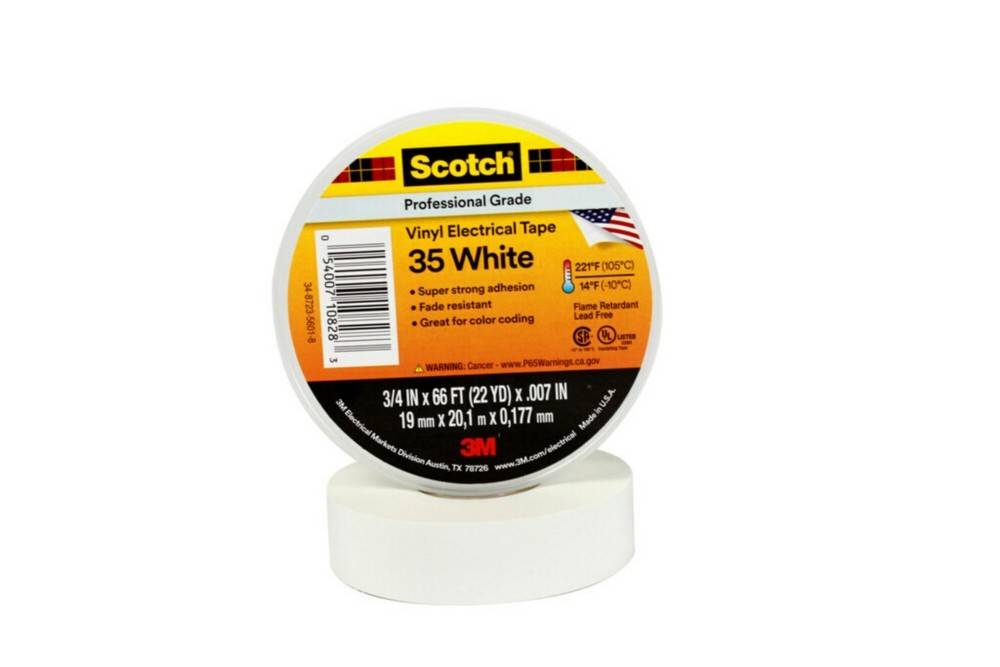 3M Deutschland PVC Elektro-Isolierband Scotch 35 19x20 ws