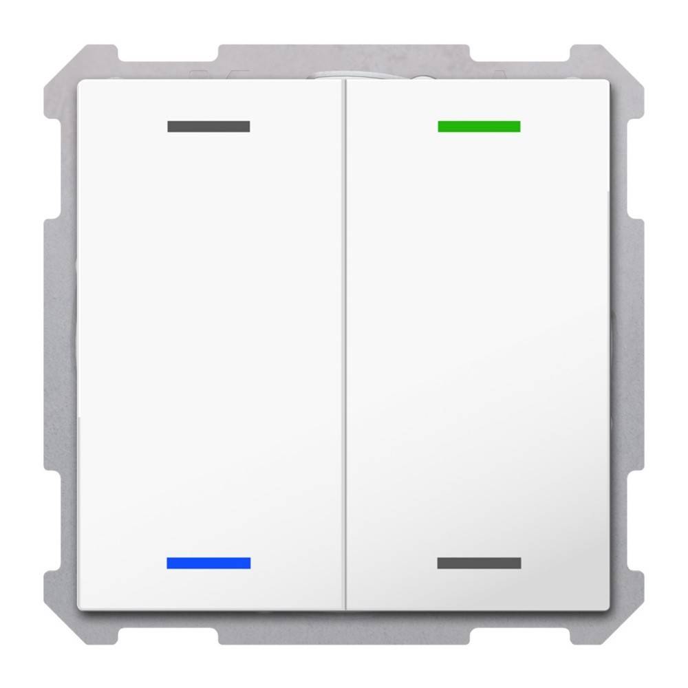 MDT technologies Taster Light 63 2-fach BE-TAL6302.01