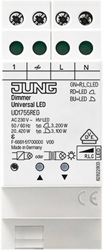 Jung LED-Universal Dimmer UD 1755 REG
