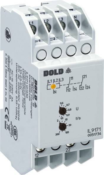 Dold&Söhne Unterspannungsrelais IL9171.12/0300,5-20S