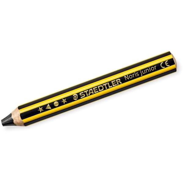 Bleistift Noris junior 2B schwarz gelb