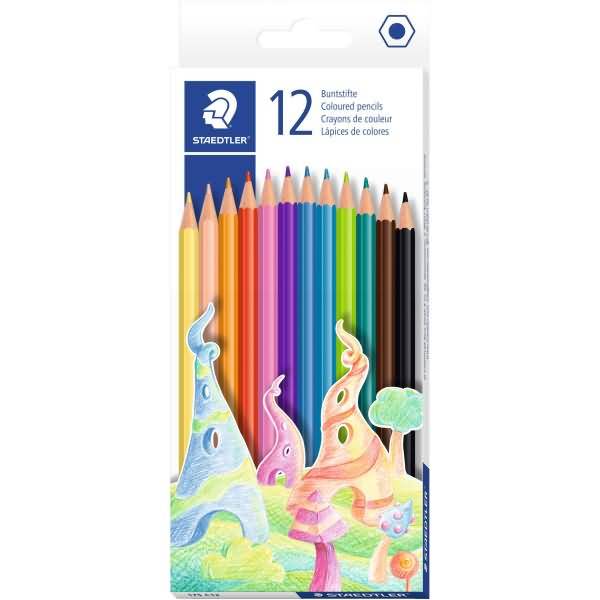 Farbstift 3mm farbig sortiert VE=12 Farben