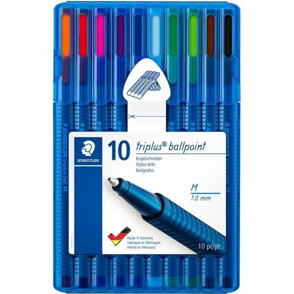 Kugelschreiber triplus ball Kappenmodell M VE=10 Farben