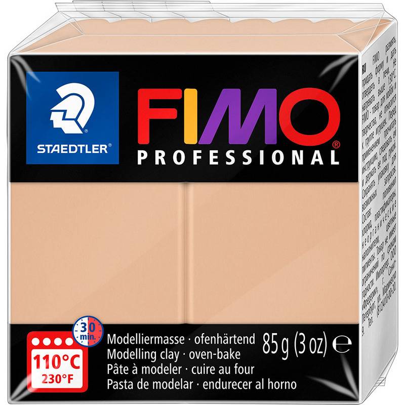 FIMO PROFESSIONAL Modelliermasse, ofenhärtend, sand, 85 g
