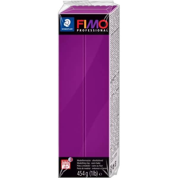 Modelliermasse Fimo Professional 454g violett Großblock
