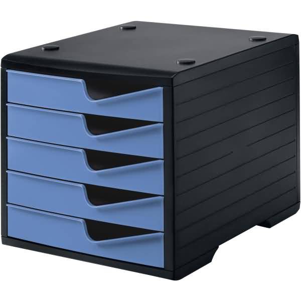 Schubladenbox styroswingbox 5 Schübe schwarz/cornfloxer