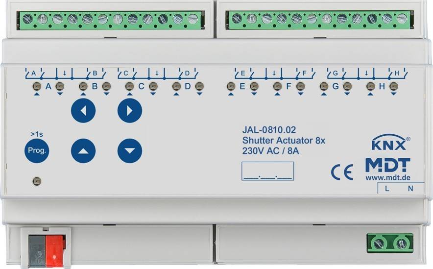MDT technologies Jalousieaktor 8-fach JAL-0810.02