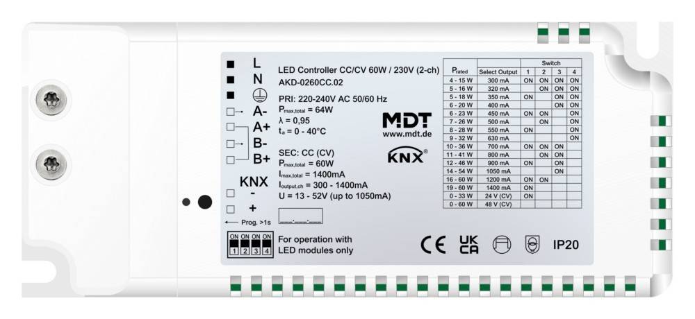 MDT technologies LED Controller CC/CV AKD-0260CC.02