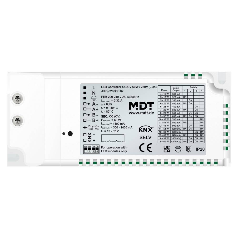 MDT technologies LED Controller CC/CV AKD-0260CC.02