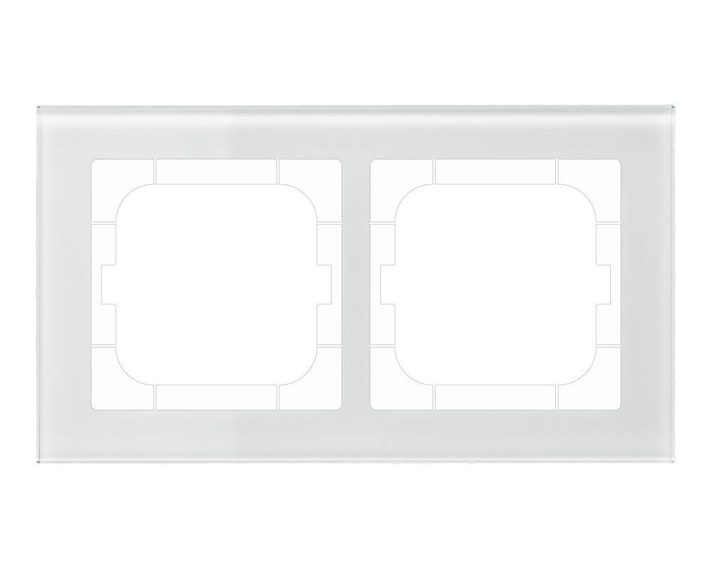 MDT technologies Glasrahmen 2-fach ws BE-GTR263W.01