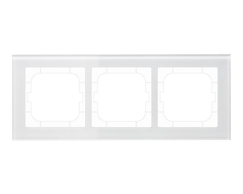 MDT technologies Glasrahmen 3-fach ws BE-GTR363W.01