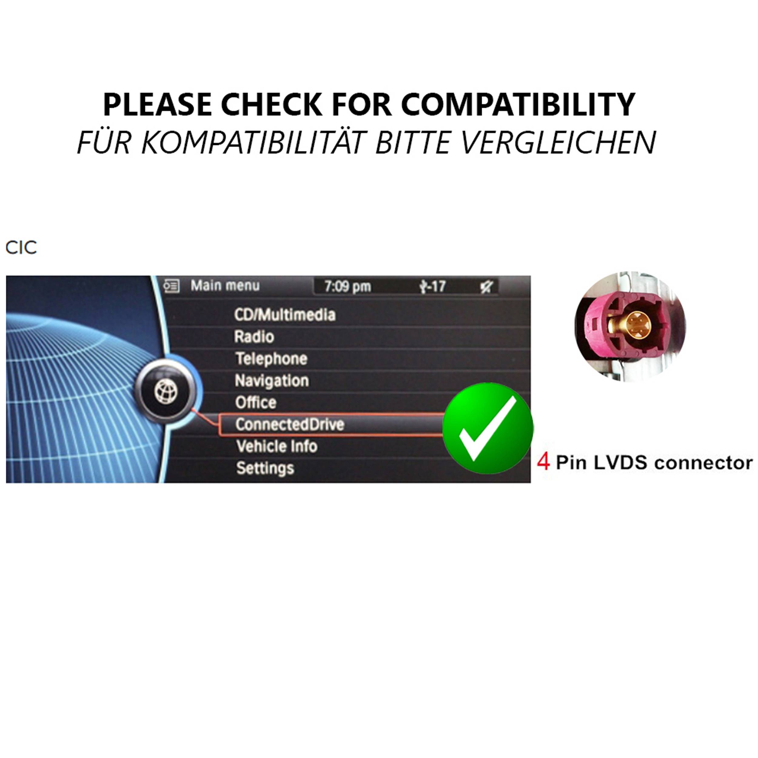 Für BMW X1 E84 CIC 10.2" Touchscreen Android GPS Navigation Carplay AndroidAuto