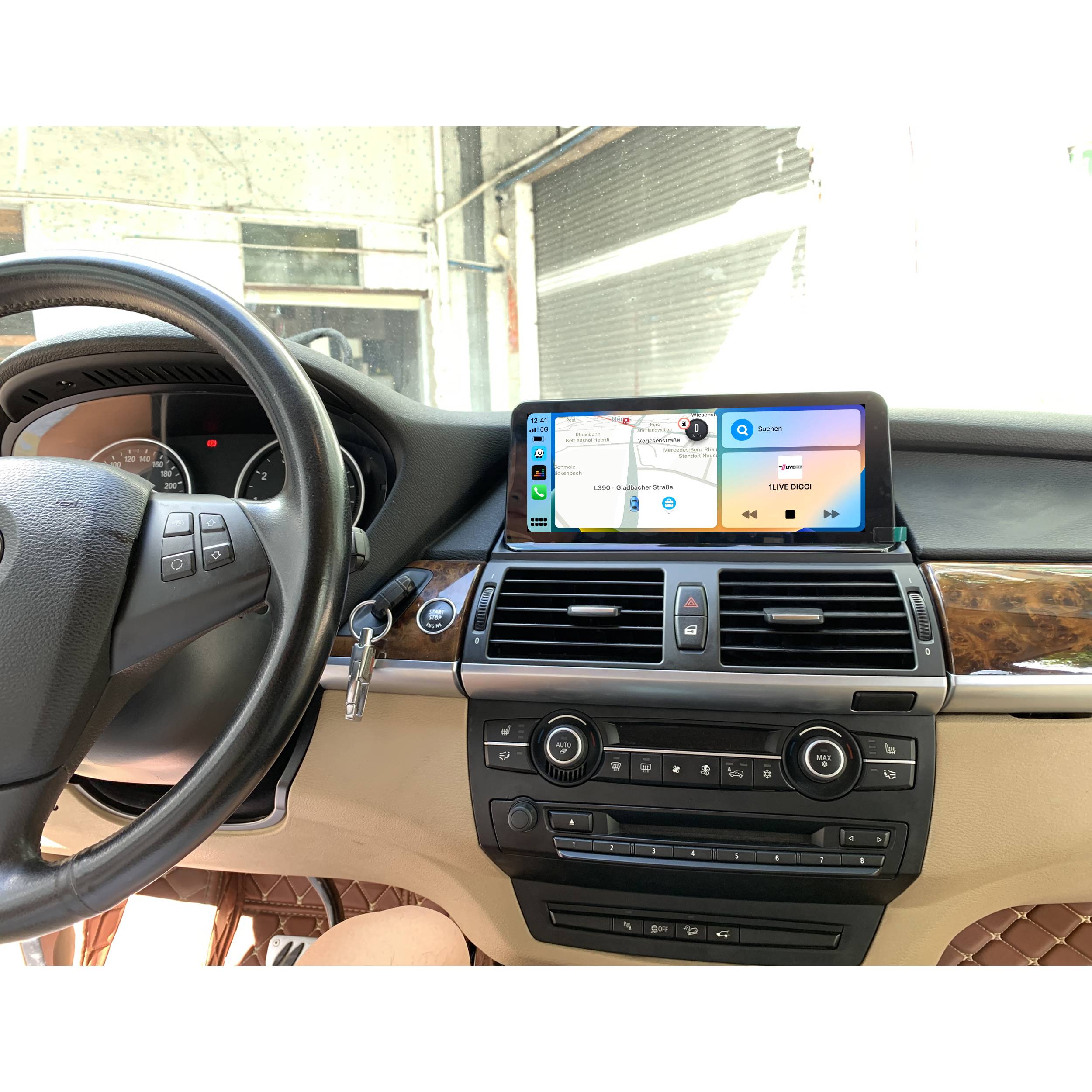Für BMW X5 X6 E70 E71 CCC 10.2" Touchscreen Android GPS Navigation CarPlay