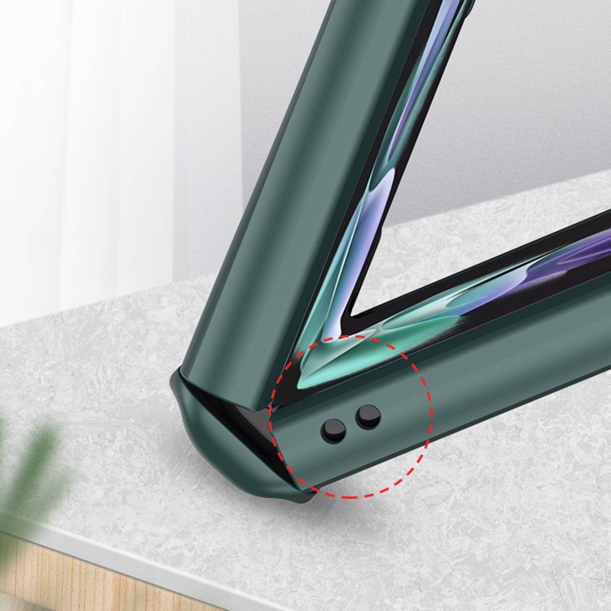 Für Samsung Galaxy Z Flip4 5G Kunststoff Flip All-inclusive Hart Cover Handy Tasche Hülle Etuis Schwarz