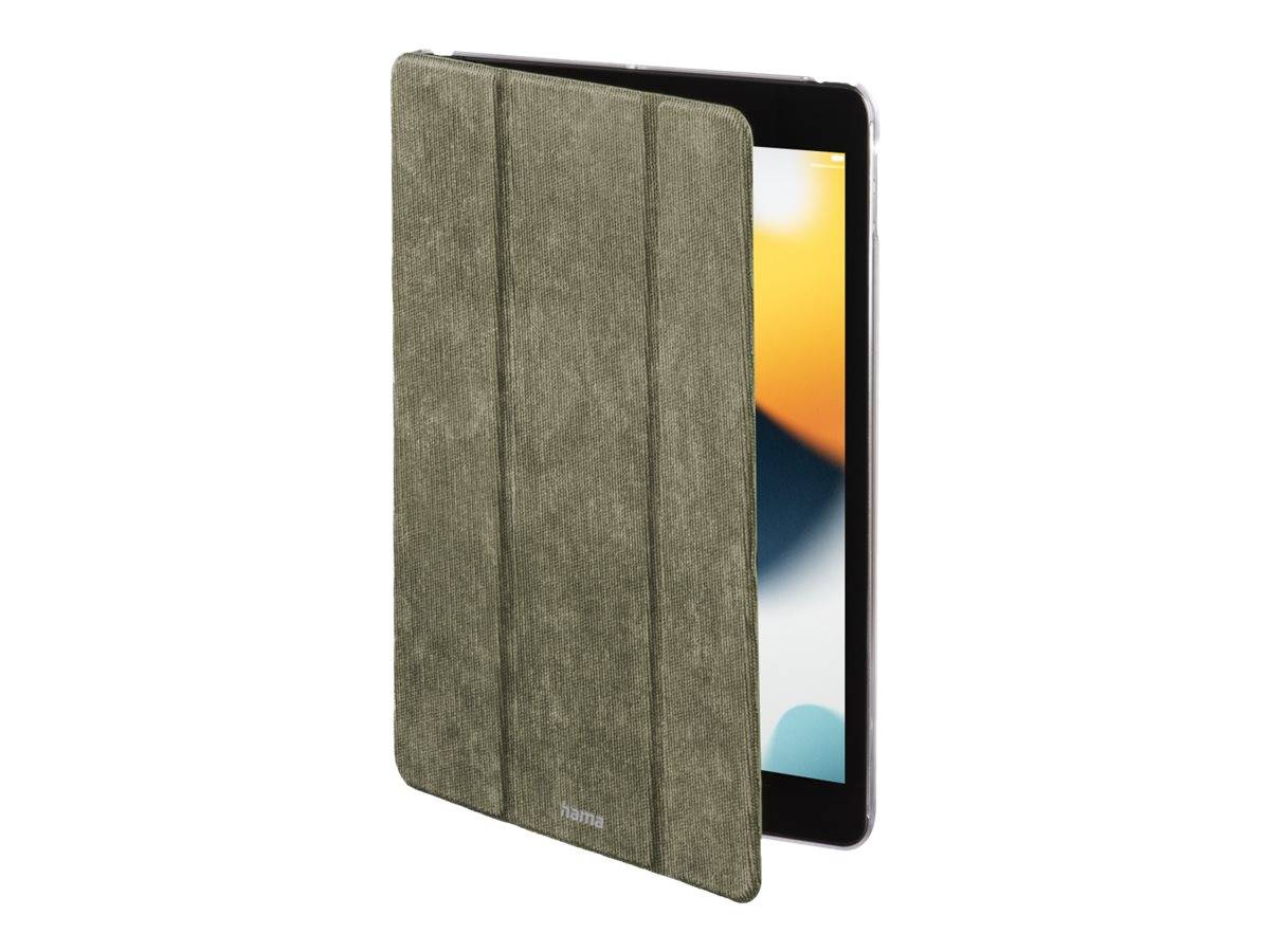 Hama Cali - Flip-Hülle für Tablet / eBook-Reader - Polyester - grün - 10.2 - für Apple 10.2-inch iPad (7. Generation,