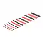 Delock Wärmeschrumpfschlauch-Kit - 196 pieces - 9.5 cm - Schwarz - Rot Delock Wärmeschrumpfschlauch-Kit - 196 pieces - 9.5 cm - Schwarz - Rot