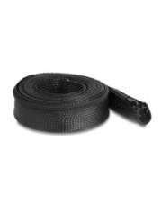Delock Kabelschlauch - zip fastener, heat-resistant, 3 m x 50 mm - 3 m - Schwarz