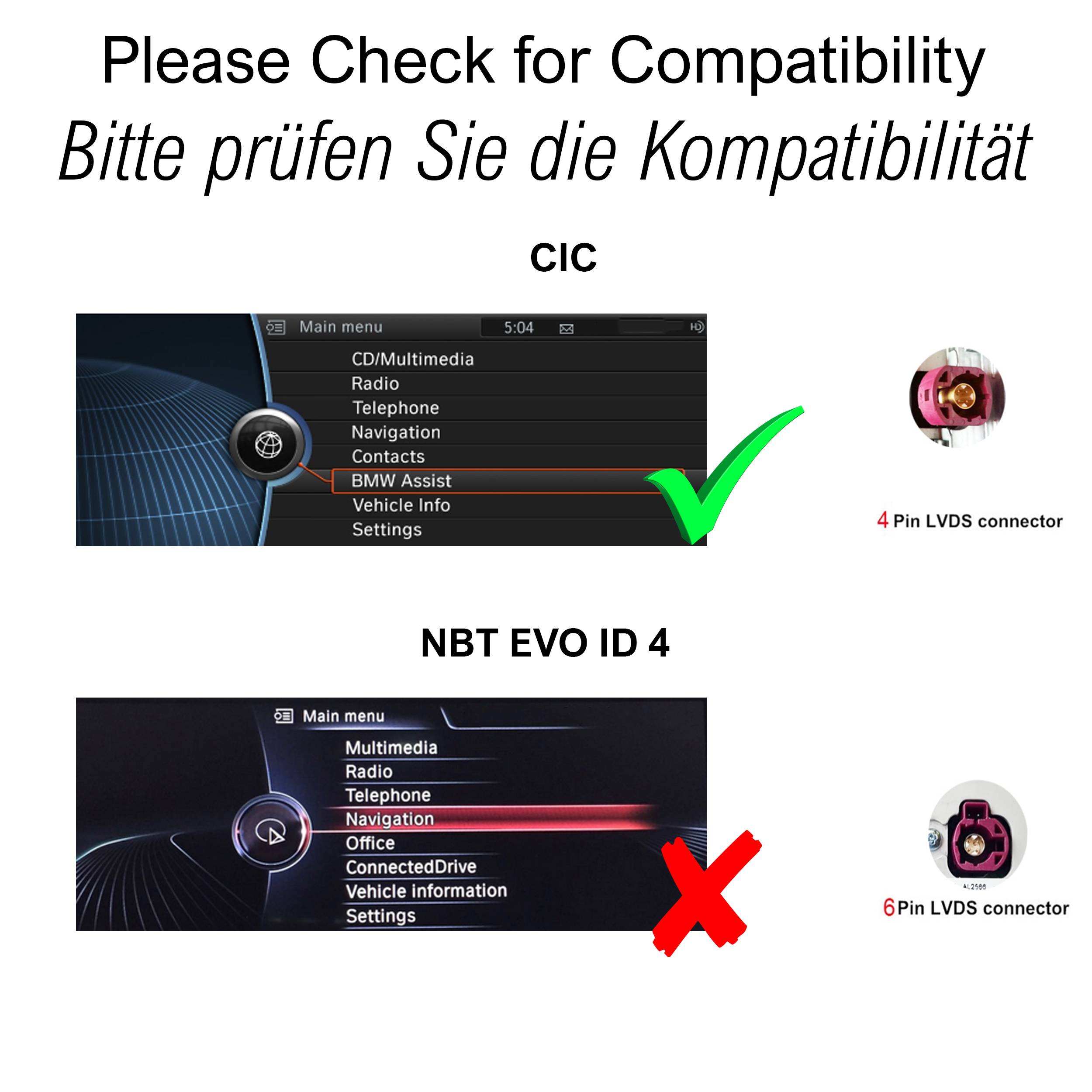 Für BMW F10 F11 CIC System 10.2" Touchscreen Android GPS Navigation CarPlay