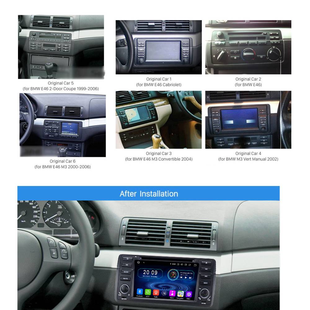 Für BMW E46 M3 7" Touchscreen Android Autoradio GPS Navi DVD CarPlay