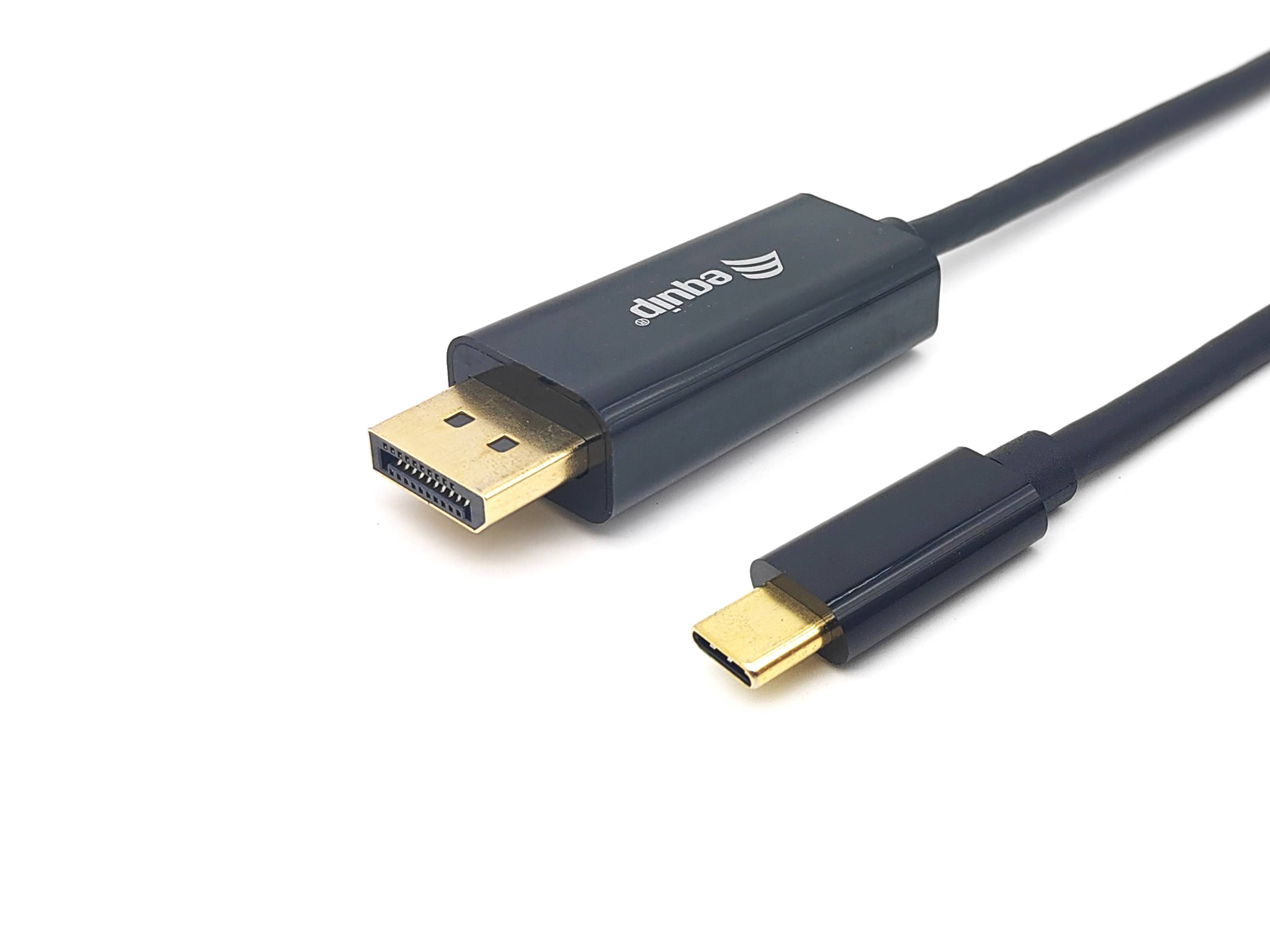 Equip Adapterkabel - 24 pin USB-C (M) zu DisplayPort (M)