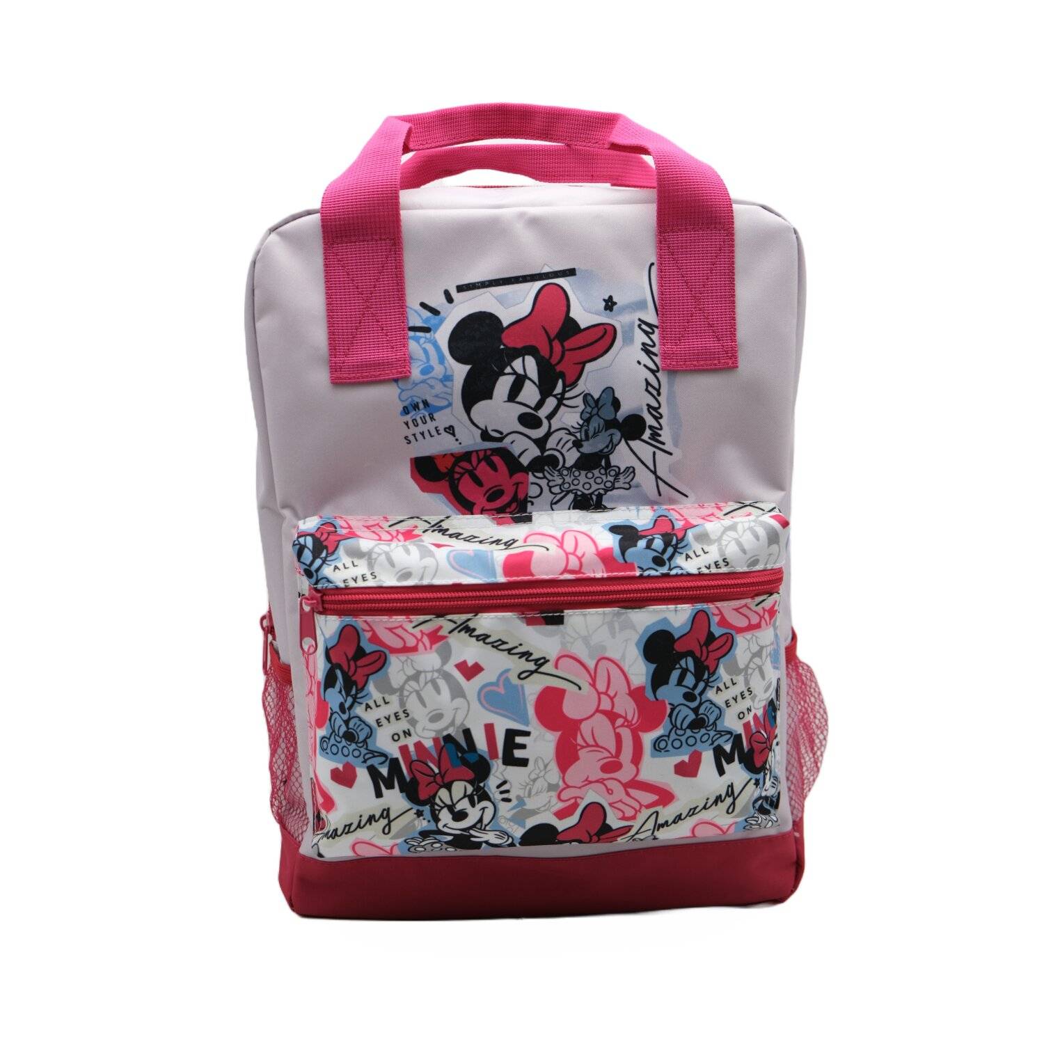 Große Tasche Disney Minnie Mouse 42cm Rucksack Tragetasche für Kinder