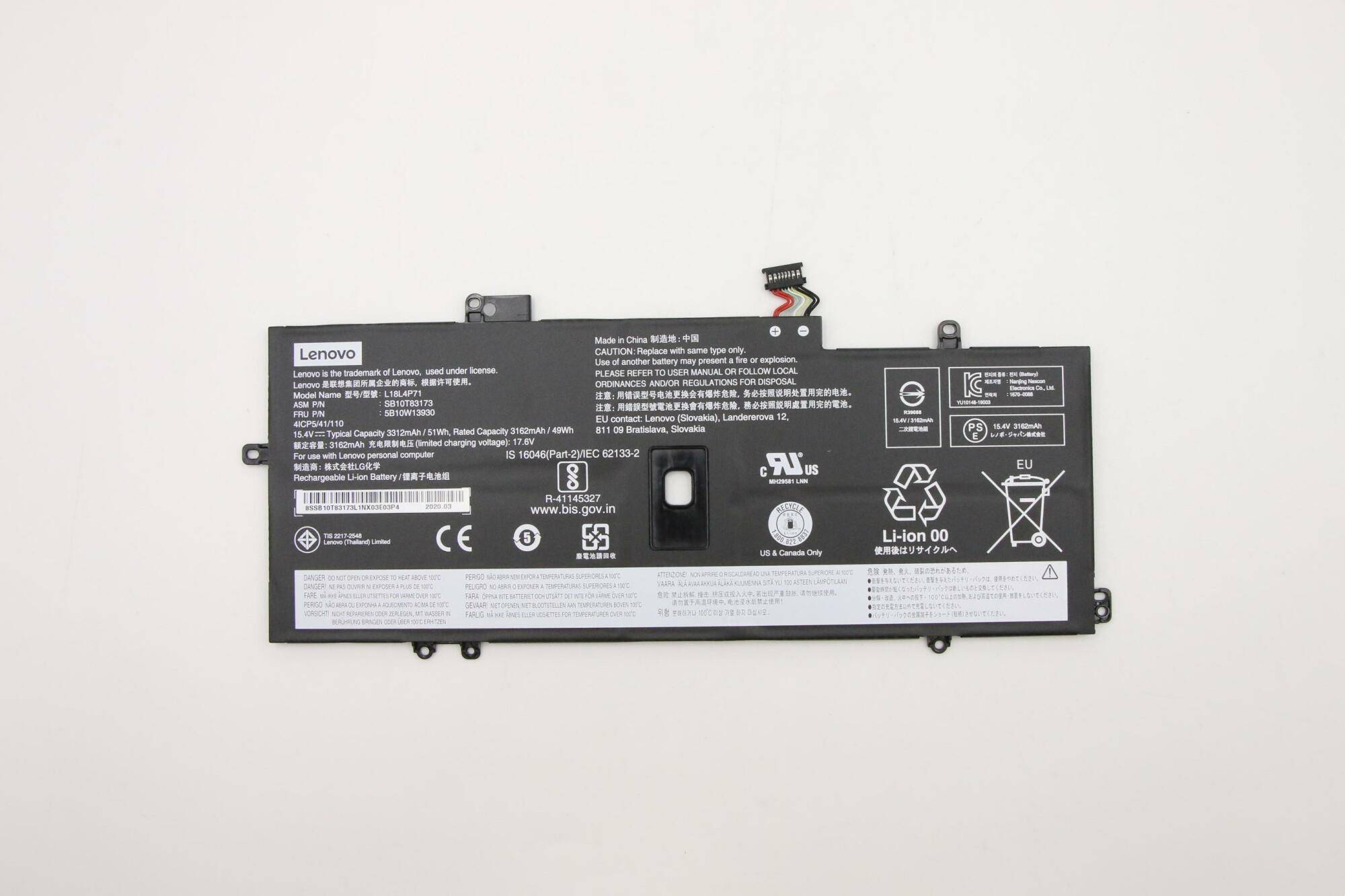 Original Akku für Lenovo 02DL004