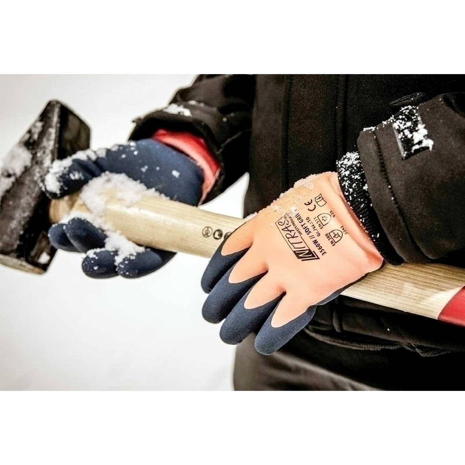 NITRAS Kälteschutzhandschuhe Soft Grip Winter 3560W - Größe:11