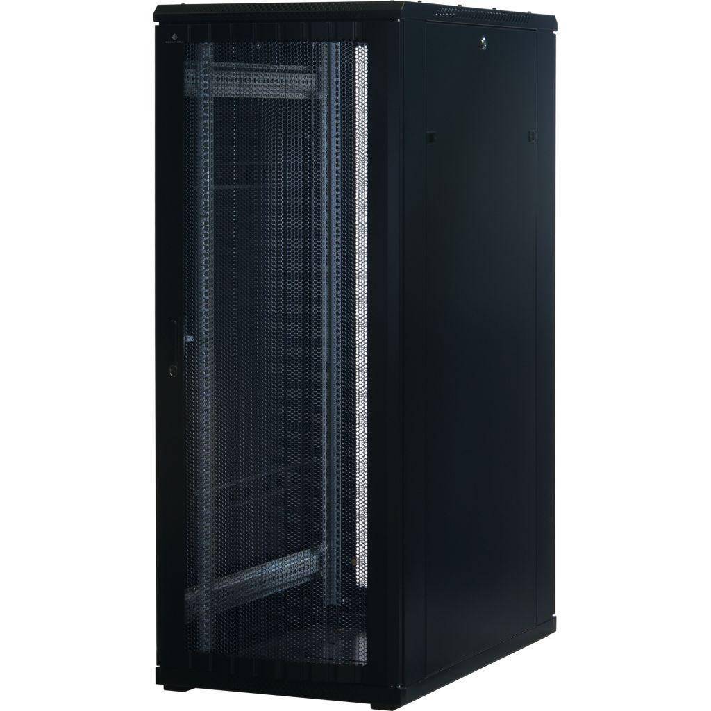 Rockstable 32HE 19 Zoll Serverschrank Netzwerkschrank (BxTxH) 600x1000x1600mm mit Gitternetztüren -