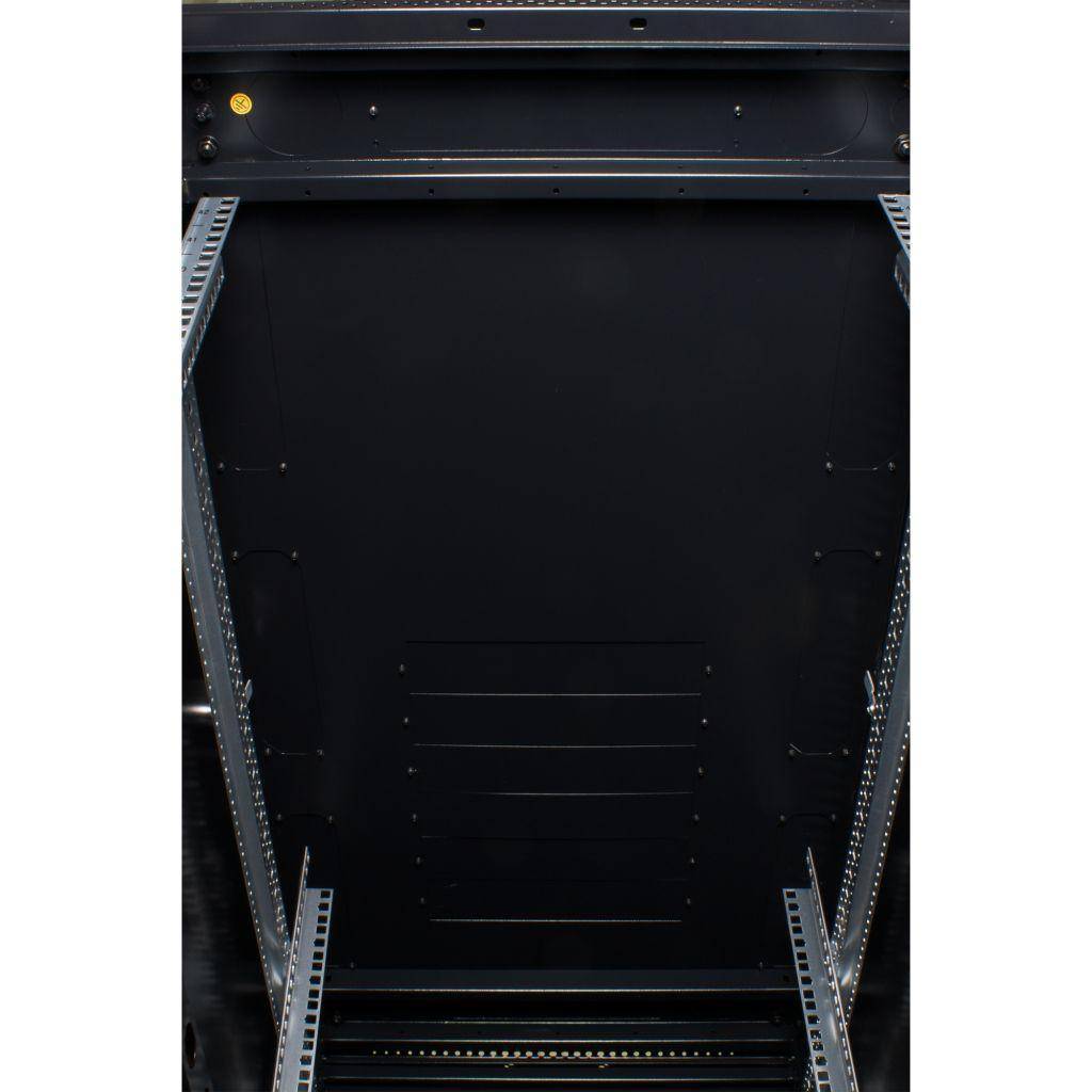 Rockstable 42HE 19 Zoll Serverschrank Netzwerkschrank (BxTxH) 600x1200x2000mm mit Glastür - Türansch