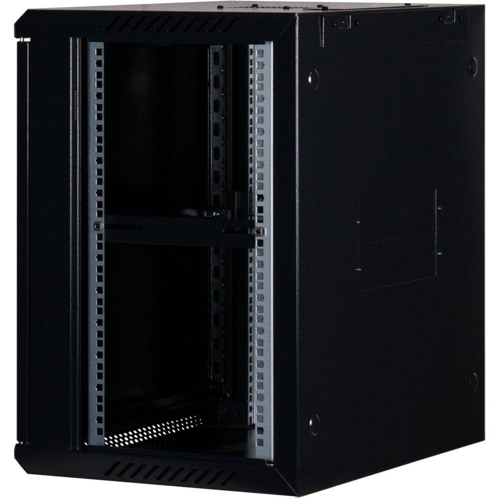 Rockstable 12HE Netzwerkschrank, Serverschrank - 19 Zoll Wandmontage - (BxTxH) 600x440x637mm mit Sta