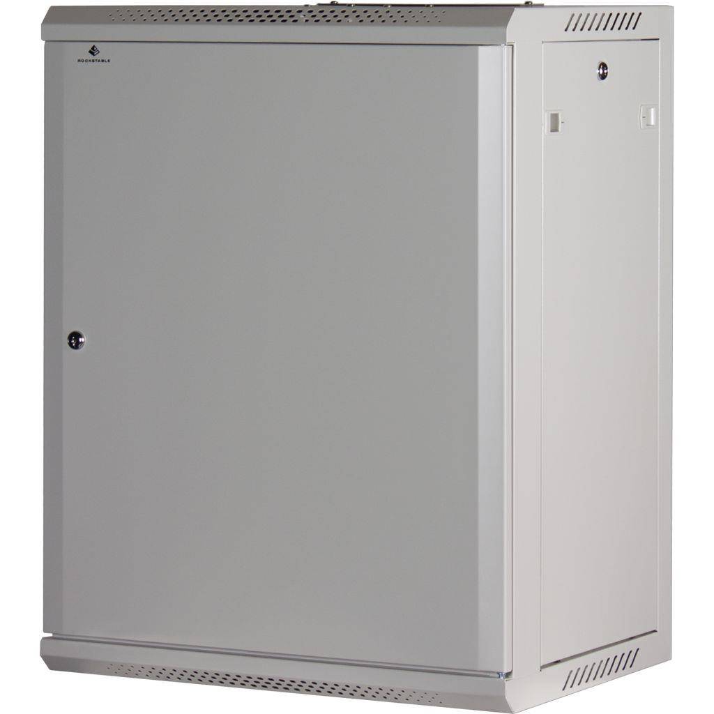 Rockstable 15HE Netzwerkschrank, Serverschrank - 19 Zoll Wandmontage - (BxTxH) 600x440x770mm mit Sta