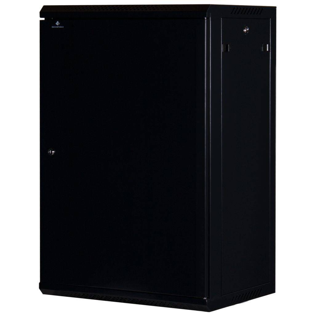 Rockstable 18HE Netzwerkschrank, Serverschrank - 19 Zoll Wandmontage - (BxTxH) 600x440x900mm mit Sta