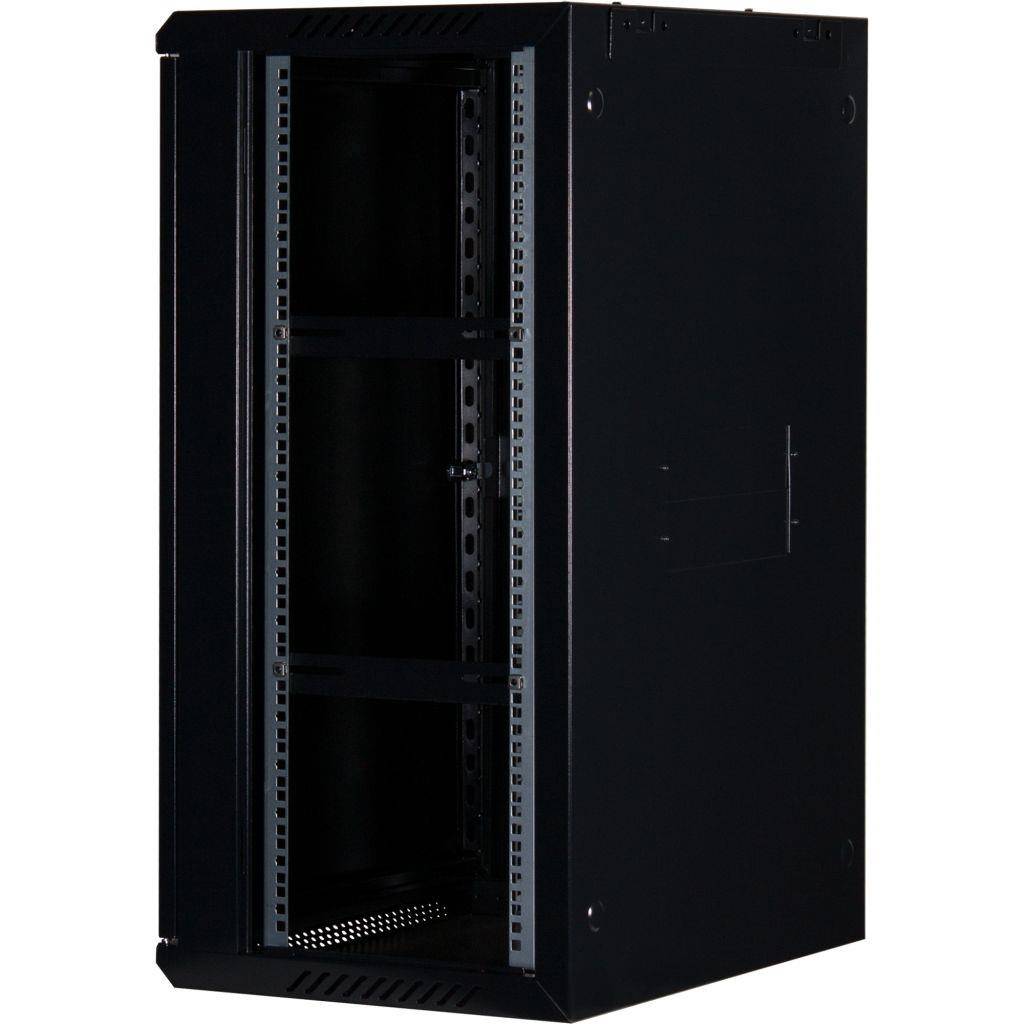 Rockstable 18HE Netzwerkschrank, Serverschrank - 19 Zoll Wandmontage - (BxTxH) 600x440x900mm mit Sta