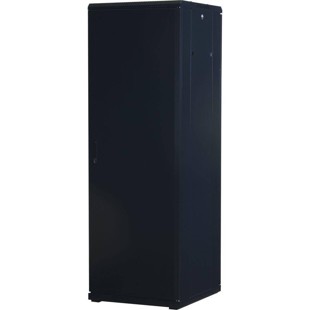 Rockstable 37HE 19 Zoll Serverschrank Netzwerkschrank (BxTxH) 600x600x1800mm mit Glastür - Türanschl