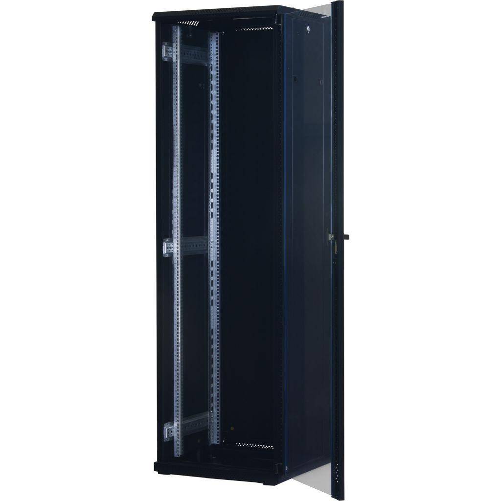 Rockstable 42HE 19 Zoll Serverschrank Netzwerkschrank (BxTxH) 600x600x2000mm mit Glastür - Türanschl