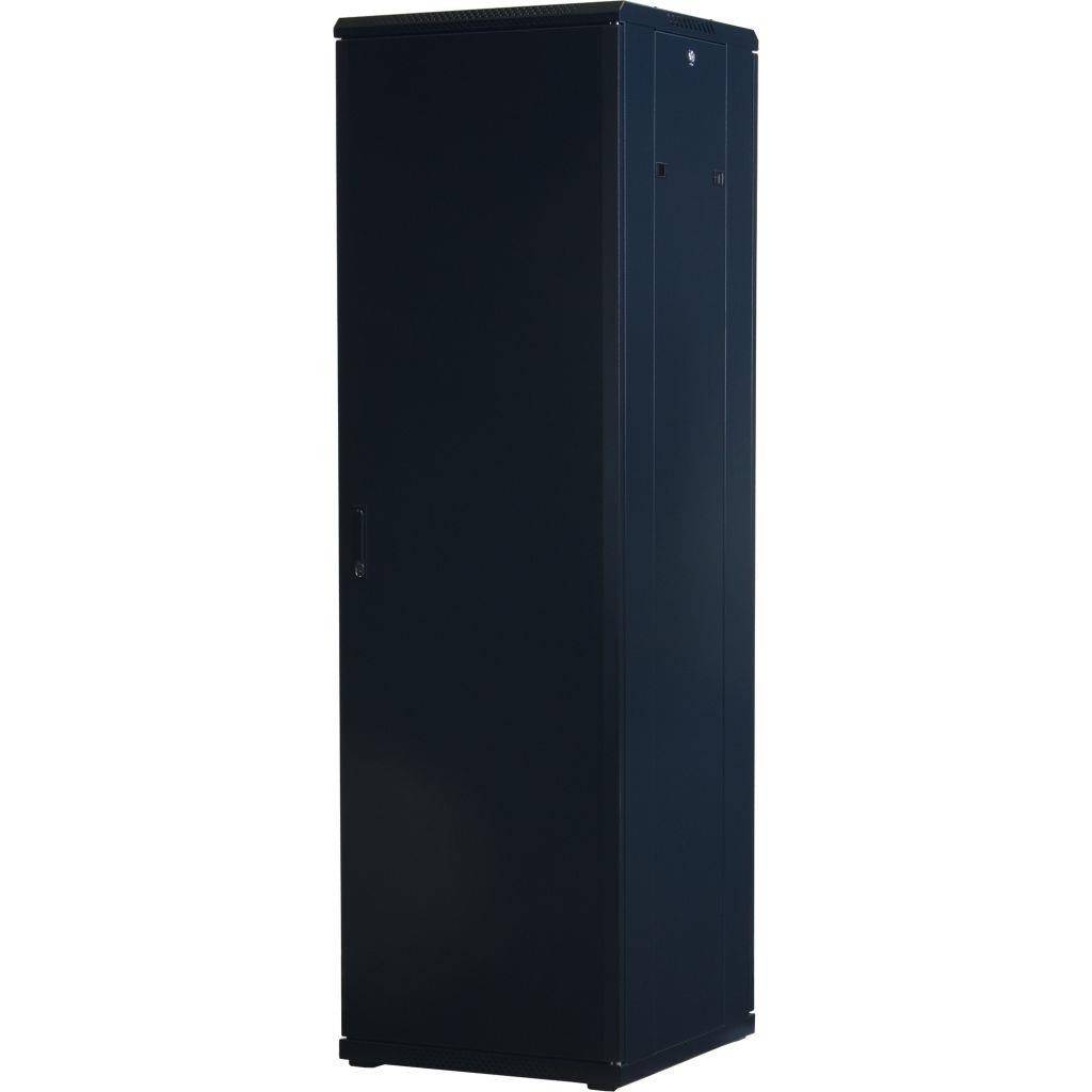 Rockstable 42HE 19 Zoll Serverschrank Netzwerkschrank (BxTxH) 600x600x2000mm mit Glastür - Türanschl
