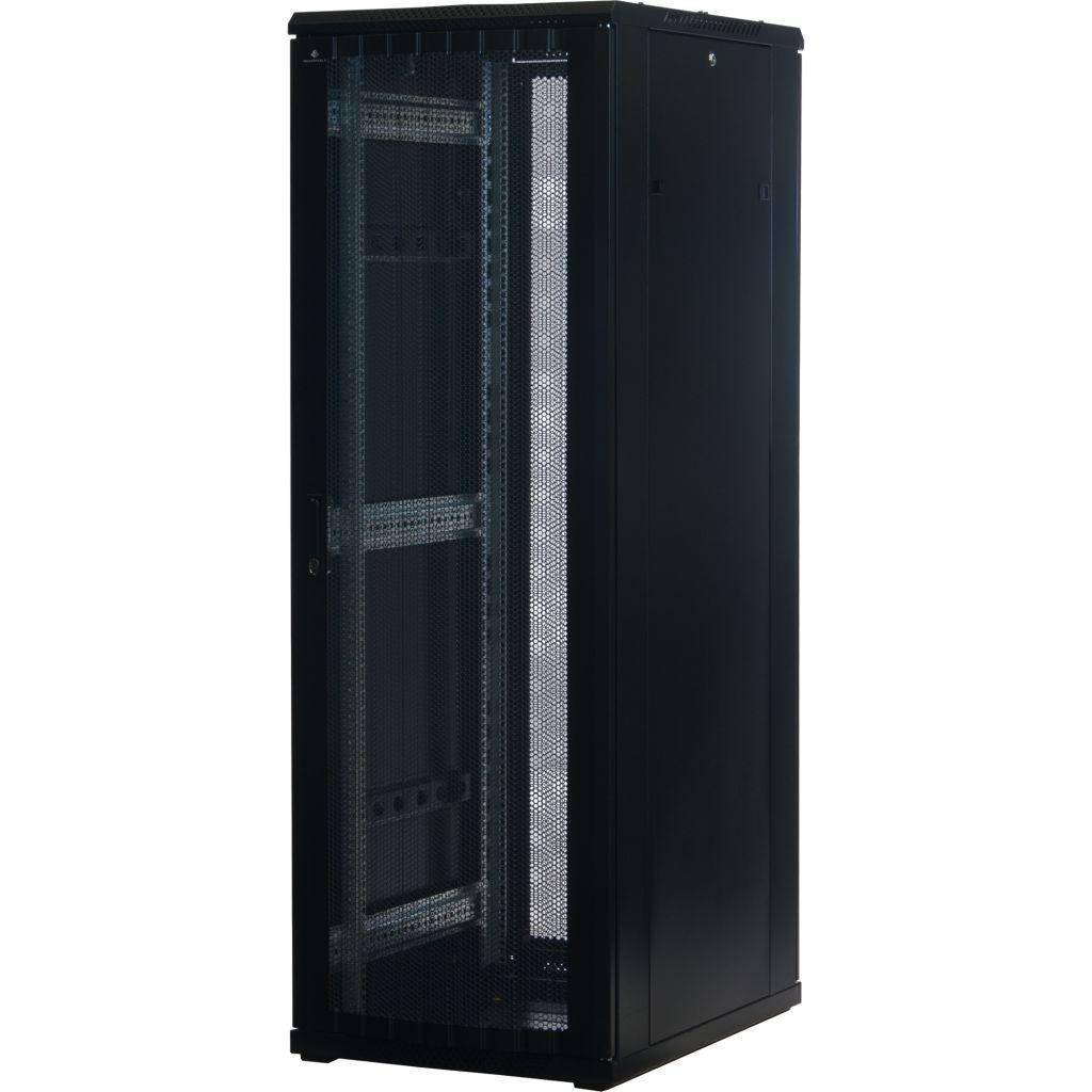 Rockstable 37HE 19 Zoll Serverschrank Netzwerkschrank (BxTxH) 600x800x1800mm mit Gitternetztüren - T