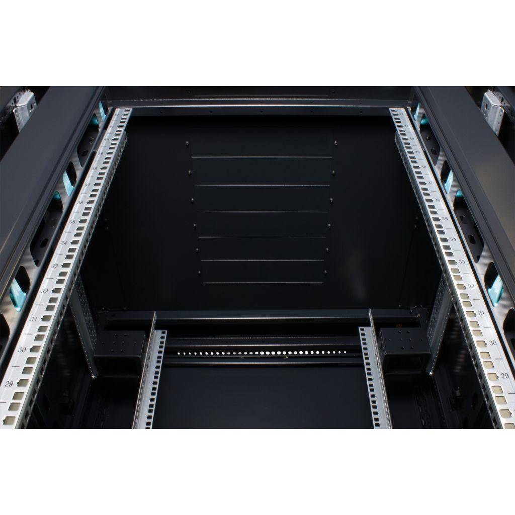 Rockstable 32HE 19 Zoll Serverschrank Netzwerkschrank (BxTxH) 800x1000x1600mm Gitternetztüren - Türa