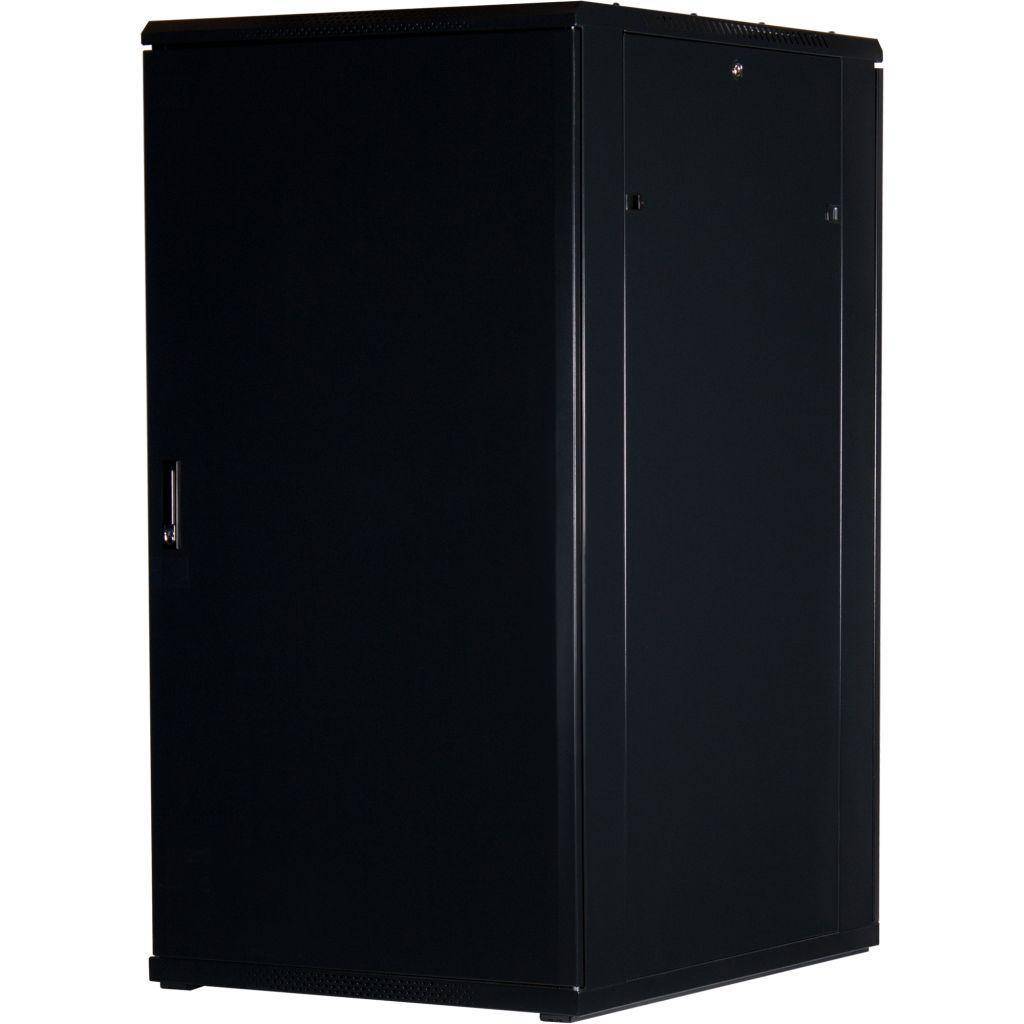 Rockstable 32HE 19 Zoll Serverschrank Netzwerkschrank (BxTxH) 800x1000x1600mm mit Glastür - Türansch